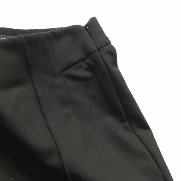 Lafayette 148 NY Gramercy Stretch Pants Womens 2 Black Crop Ankle Side Zip Pleat - Picture 7 of 15